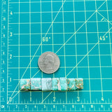 Small Mint Green Bar Broken Arrow Variscite, Set of 7 Dimensions