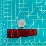 Large Red Bar Rosarita, Set of 6 Dimensions