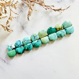 Small Mixed Half Moon Mixed Turquoise, Set of 16 Background