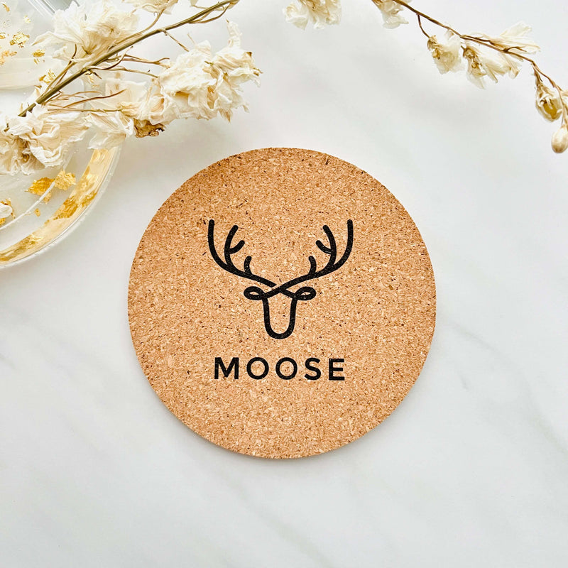 Moose Brand Eco Coasters Set of 2 Background