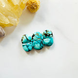 Small Ocean Blue Half Moon Yungai Turquoise, Set of 6 Background
