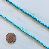 Sky Blue Blue Ridge Turquoise Smooth Nugget Beads