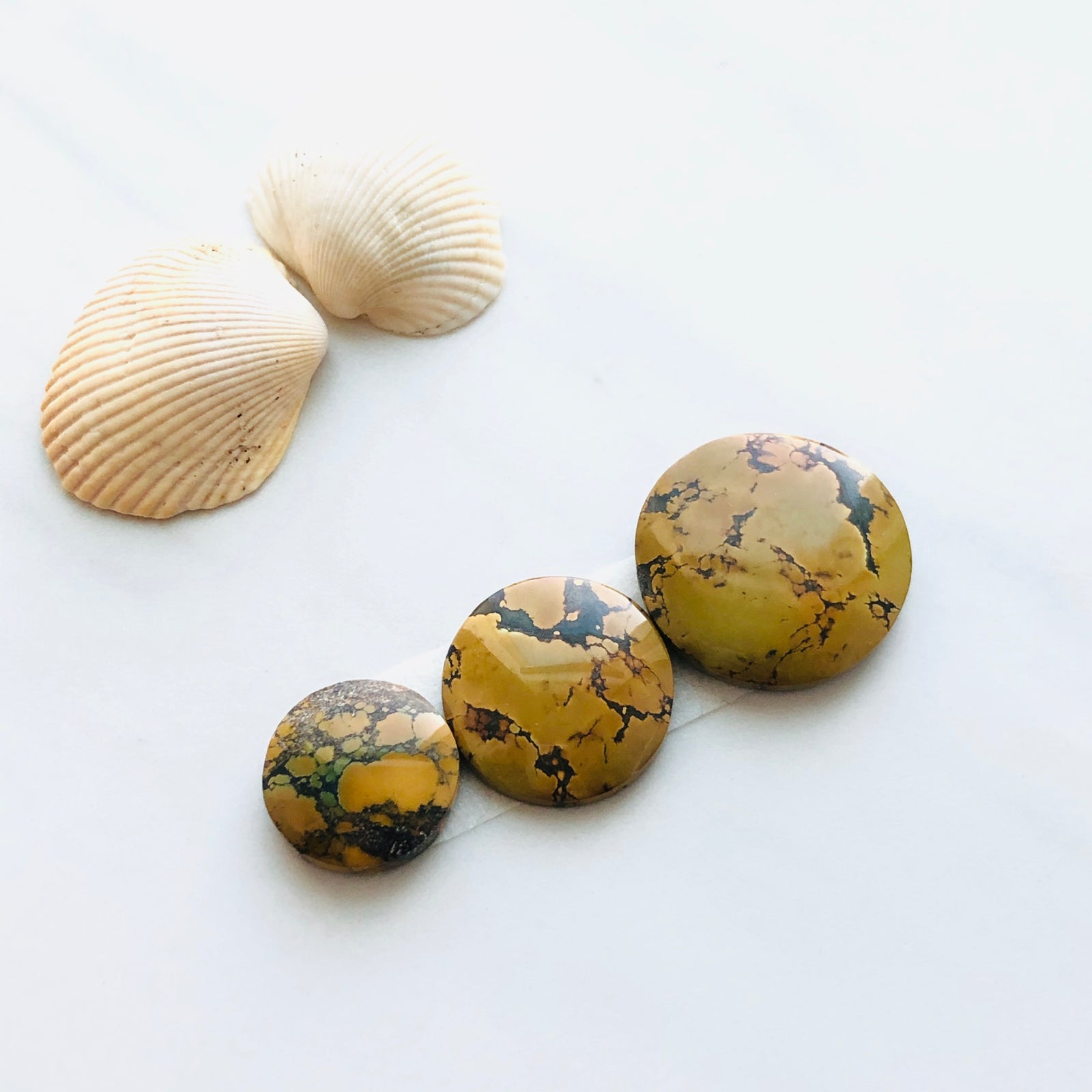 Medium Round Treasure Mountain Turquoise, Set of 3 – Turquoise Moose