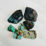 Faint Blue Rough Natural Mixed Turquoise Slabs Dimensions