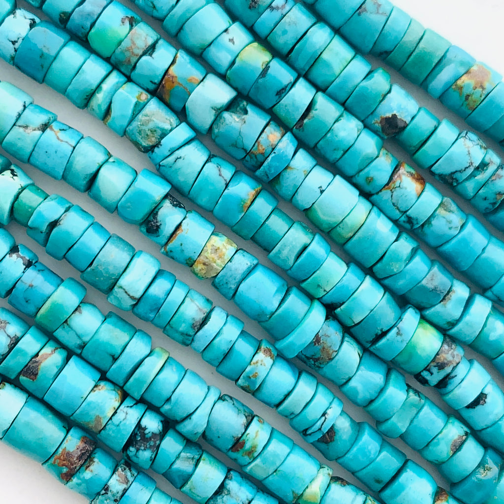 Small Sky Blue Heishi Yungai – Turquoise Moose