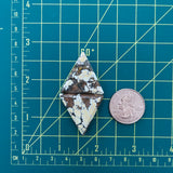 Large Light Yellow Triangle Giraffe Turquoise, Set of 2 Dimensions