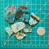 Faint Blue Rough Natural Mixed Turquoise Slabs Extra