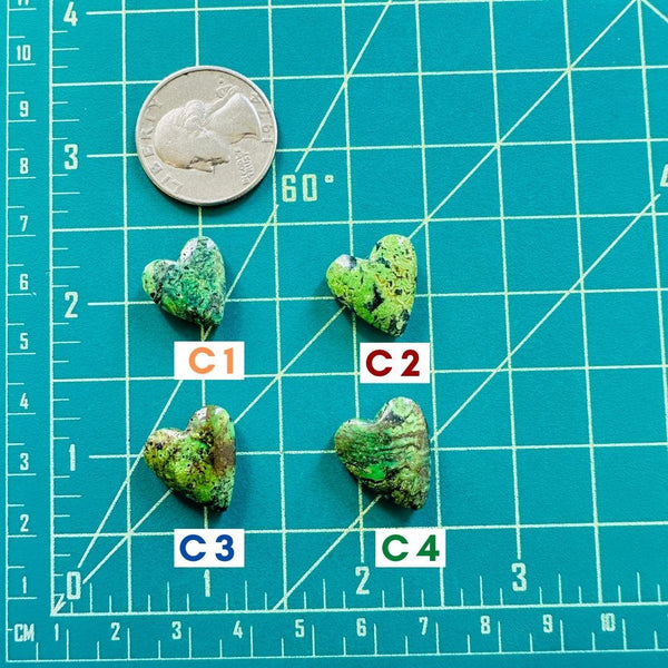 1. Small Heart Green Yungai - 003324