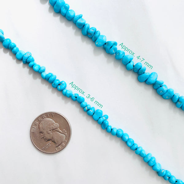 Blue Ridge Turquoise Nugget Beads