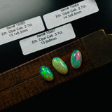 Authentic Ethiopian  Oval Opal Cabochons, set of 3
