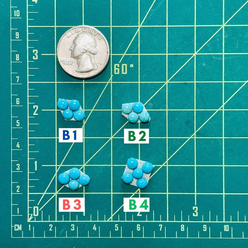 1. Small Round Kingman, Set of 4 - 091523