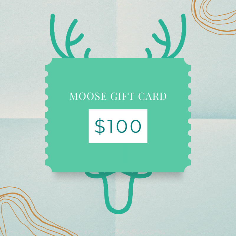 $100 Moose Gift Card Background