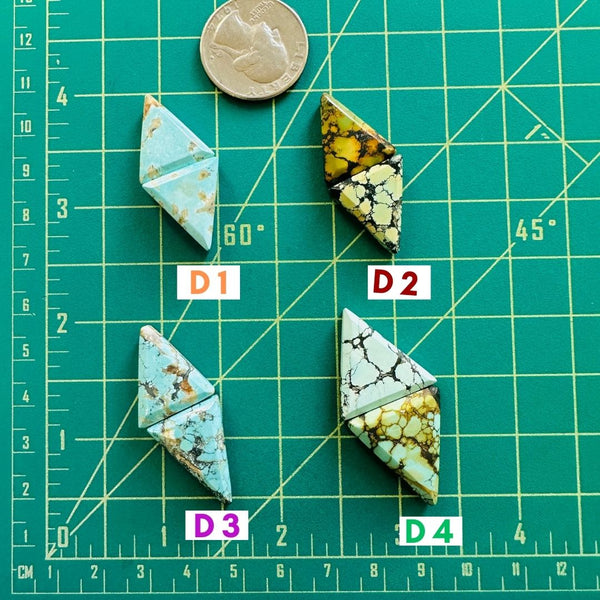 4. Large Triangle Mixed, Set of 2 - 002424