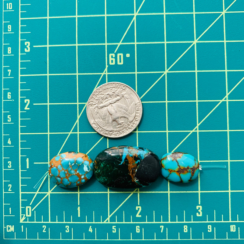 Medium Mixed Nugget Treasure Mountain Beads, Set of 3 Extra