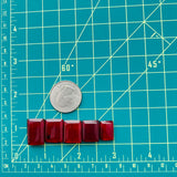 Medium Red Bar Rosarita, Set of 5 Dimensions