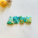Small Mixed Mixed Lone Mountain Turquoise, Set of 4 Background