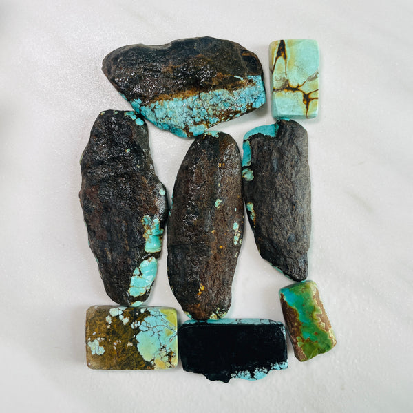 Ocean Blue Rough Natural Mixed Turquoise Slabs Dimensions