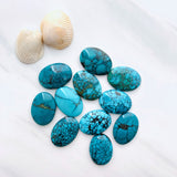 18 x 25 mm Oval Yungai Turquoise Cabochons, Set of 1