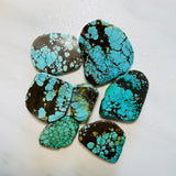 Sky Blue Rough Natural Yungai Turquoise Slabs Background