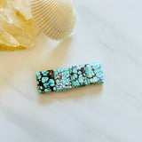 Medium Sky Blue Bar Mixed Turquoise, Set of 4 Background
