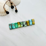 Small Mixed Bar Mixed Turquoise, Set of 9 Background