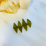 Mixed Swamp Green Triangle Rosarita, Set of 8 Background
