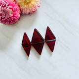 Large Red Triangle Rosarita, Set of 6 Background
